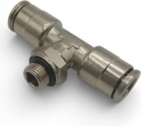 Тройник цанговый Контактная Механика G1/8, трубка 8мм KEMB08-01G-A