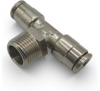 Тройник цанговый Контактная Механика 3/8, трубка 8мм KEMB08-03P-A