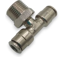 Тройник цанговый Контактная Механика 3/8, трубка 6мм KEMB06-03P-A