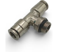 Тройник цанговый Контактная Механика G1/4, трубка 8мм KEMB08-02G-A