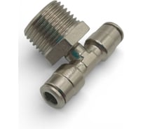 Тройник цанговый Контактная Механика 1/2, трубка 6мм KEMB06-04P-A