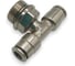 Тройник цанговый Контактная Механика G3/8, трубка 6мм KEMB06-03G-A 1