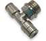 Тройник цанговый Контактная Механика G3/8, трубка 6мм KEMB06-03G-A 2