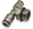 Тройник цанговый Контактная Механика G3/8, трубка 6мм KEMB06-03G-A 3