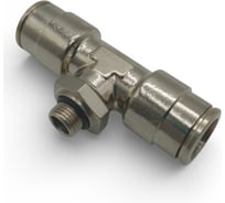 Тройник цанговый Контактная Механика G1/8, трубка 12мм KEMB12-01G-A