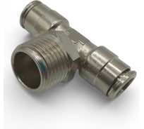 Тройник цанговый Контактная Механика 1/2, трубка 10мм KEMB10-04P-A