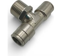 Тройник цанговый Контактная Механика 1/2, трубка 12мм KEMB12-04P-A