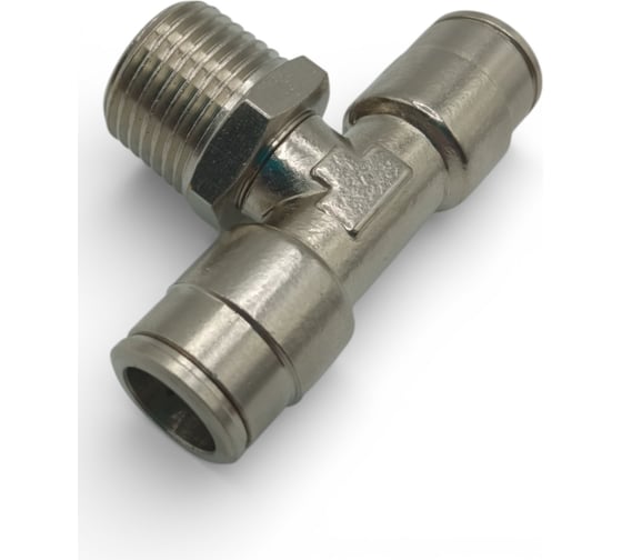 Тройник цанговый Контактная Механика 1/2, трубка 12мм KEMB12-04P-A