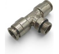 Тройник цанговый Контактная Механика G3/8, трубка 12мм KEMB12-03G-A