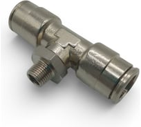 Тройник цанговый Контактная Механика 1/8, трубка 12мм KEMB12-01P-A