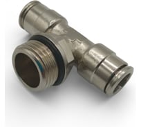 Тройник цанговый Контактная Механика G1/2, трубка 10мм KEMB10-04G-A