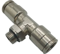 Тройник цанговый Контактная Механика G1/4, трубка 12мм KEMB12-02G-A