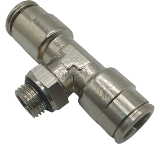 Тройник цанговый Контактная Механика G1/4, трубка 12мм KEMB12-02G-A