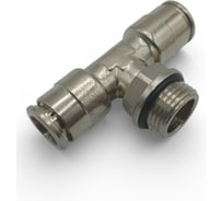 Тройник цанговый Контактная Механика G3/8, трубка 10мм KEMB10-03G-A