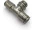 Тройник цанговый Контактная Механика G3/8, трубка 10мм KEMB10-03G-A 4