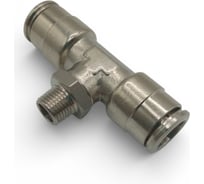 Тройник цанговый Контактная Механика 1/8, трубка 10мм KEMB10-01P-A