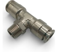 Тройник цанговый Контактная Механика 1/4, трубка 10мм KEMB10-02P-A