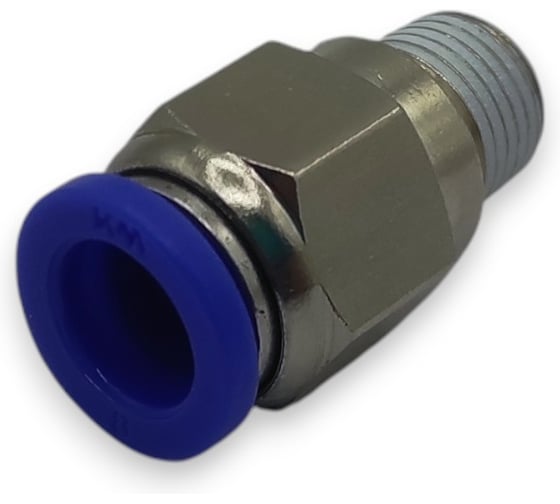 Фитинг цанговый прямой Контактная Механика 1/8, трубка 8мм KZPC08-01P