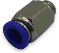 Фитинг цанговый прямой Контактная Механика G1/8, трубка 8мм KZPC08-01G