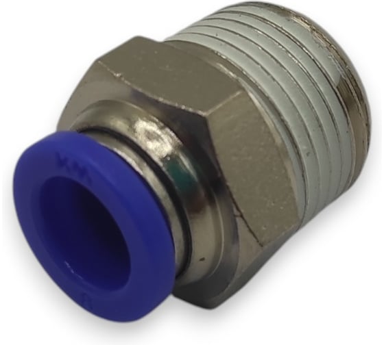 Фитинг цанговый прямой Контактная Механика KZPC08-03P 3/8, трубка 8мм