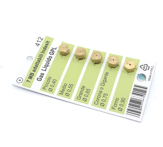 Жиклёры (форсунки) на баллонный газ Amperin Wo412 (D=0.40 D=0.55 D=0.65 D=0.75 D=0.90) 102741
