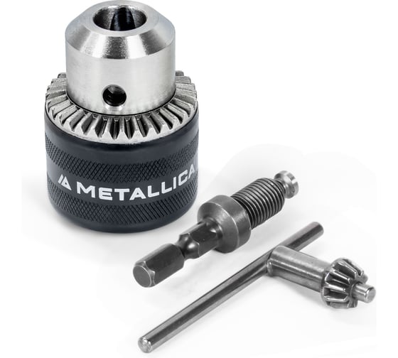 Патрон METALLICA ключевой с адаптером SDS-plus Optima 1.5-13 мм, 1/2-20UNF, в блистере 193523