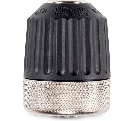 Патрон METALLICA быстрозажимной 2-муфты мет/пласт. Optima 0.8-10 мм, 3/8-24UNF, без замка, блистер 193196