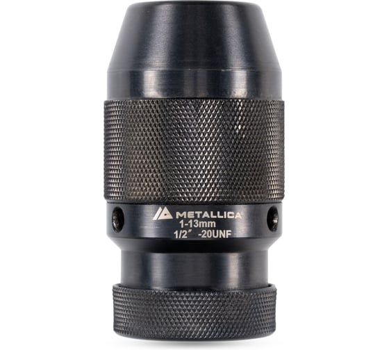 Патрон METALLICA быстрозажимной цельномет. д/станков Ultra 1.0-13 мм, 1/2-20UNF, без замка, в тубе 193349