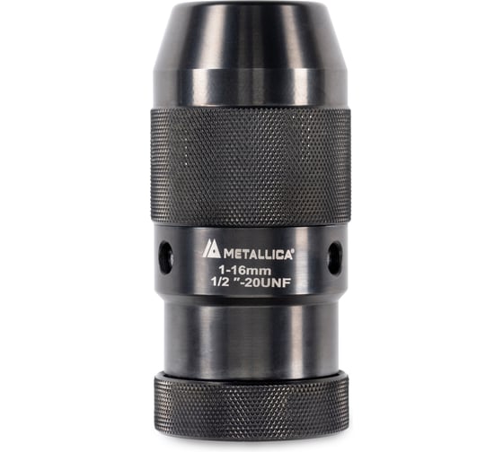 Патрон METALLICA быстрозажимной цельномет. д/станков Ultra 1.0-16 мм, 1/2-20UNF, без замка, в тубе 193363