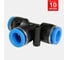 Фитинг пневматический ArTorq 10мм Т-образный цанговый, набор 10 шт. FA-PUT10-set10 1
