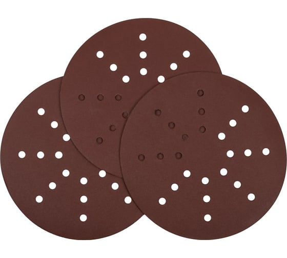 Круг шлифовальный DLT GrandFlex RED 225мм, 220, 10шт, (на бумаге,оксид алюминия) 4511