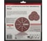 Круг шлифовальный DLT GrandFlex RED 225мм, 220, 10шт, (на бумаге,оксид алюминия) 4511 4