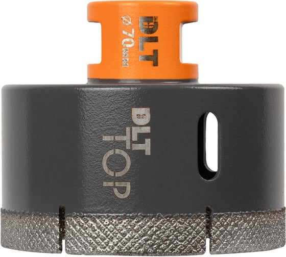 Коронка алмазная DLT для керамогранита и камня TOP 70мм 2107