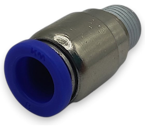 Фитинг цанговый прямой Контактная Механика 1/8, трубка 8мм KZPOC08-01P