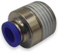 Фитинг цанговый прямой Контактная Механика 1/2, трубка 8мм KZPOC08-04P