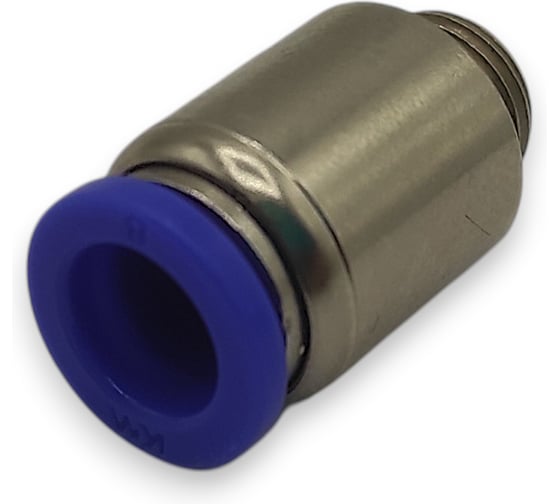 Фитинг цанговый прямой Контактная Механика G1/8, трубка 8мм KZPOC08-01G