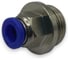 Фитинг цанговый прямой Контактная Механика G3/8, трубка 6мм KZPC06-03G 1