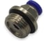 Фитинг цанговый прямой Контактная Механика G3/8, трубка 6мм KZPC06-03G 3