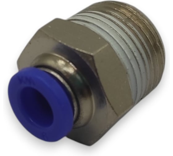 Фитинг цанговый прямой Контактная Механика 3/8, трубка 6мм KZPC06-03P