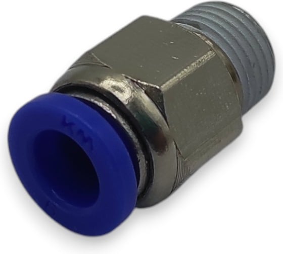 Фитинг цанговый прямой Контактная Механика 1/8, трубка 6мм KZPC06-01P