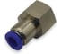 Фитинг цанговый прямой Контактная Механика G1/4, трубка 6мм KZPCF06-02G 1