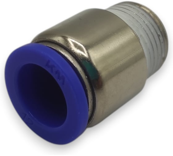 Фитинг цанговый прямой Контактная Механика 3/8, трубка 12мм KZPOC12-03P