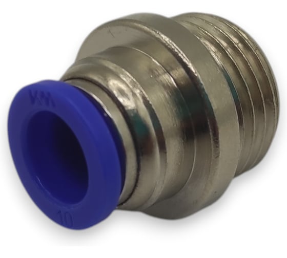 Фитинг цанговый прямой Контактная Механика G1/2, трубка 10мм KZPOC10-04G