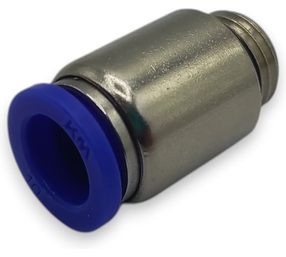 Фитинг цанговый прямой Контактная Механика G1/4, трубка 10мм KZPOC10-02G