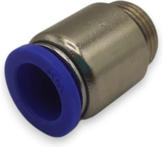Фитинг цанговый прямой Контактная Механика G3/8, трубка 12мм KZPOC12-03G