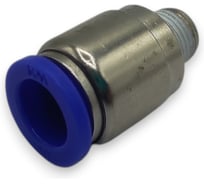 Фитинг цанговый прямой Контактная Механика 1/8, трубка 10мм KZPOC10-01P