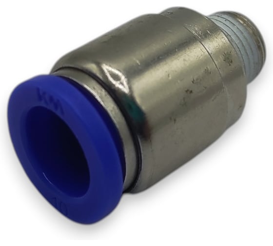 Фитинг цанговый прямой Контактная Механика 1/8, трубка 10мм KZPOC10-01P
