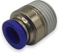 Фитинг цанговый прямой Контактная Механика 1/2, трубка 10мм KZPOC10-04P