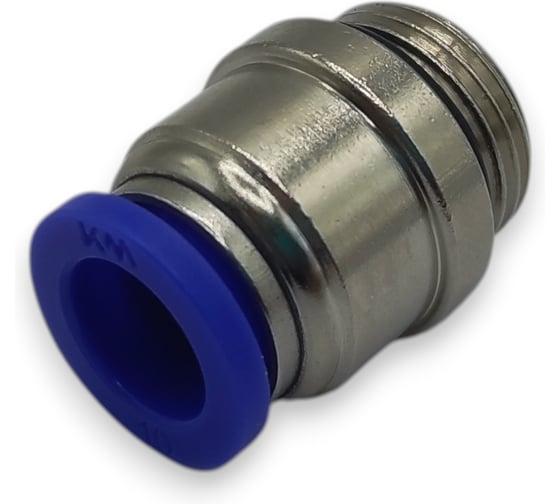 Фитинг цанговый прямой Контактная Механика G3/8, трубка 10мм KZPOC10-03G