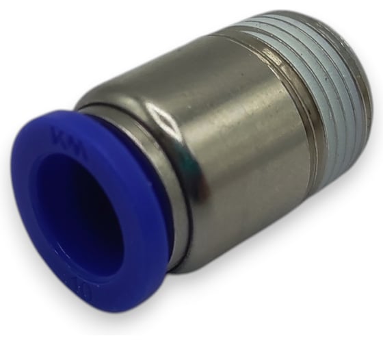 Фитинг цанговый прямой Контактная Механика 3/8, трубка 10мм KZPOC10-03P